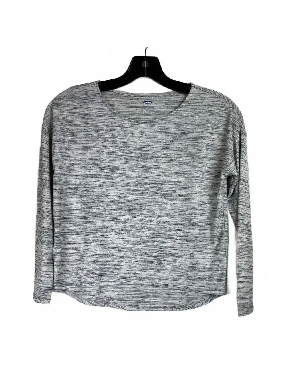 Old Navy Gray Long Sleeve T-shirt Girl's Size Medium